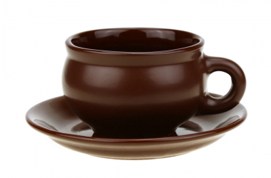 Чашка &quot;Шелк&quot; с блюдцем — Posudio