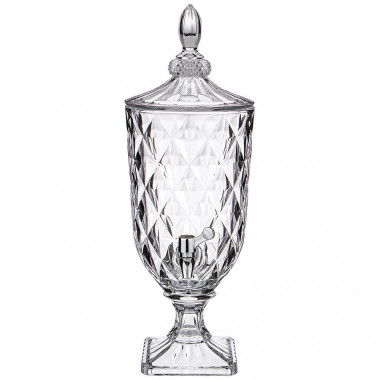 Диспенсер для напитков "Лимонадница MUZA" 3л. 17*17*47,5см. &mdash; Posudio