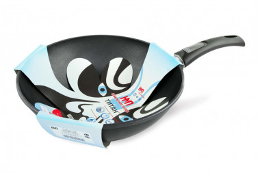 Сковорода "Вок", "Титан", литая, Ø30, Нева-Металл, 3130W &mdash; Posudio