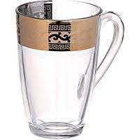 Набор кружек Аква с рис. &quot;Мускат&quot; 2шт (Гусь Хрусталь) GE05-5393 — Posudio