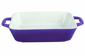 Форма прямоуг. керам. фиолет Appetite 31.5*20*5cм. — Posudio