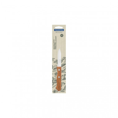 Нож д/овощей 8см. дер. ручкой  Dynamic блист. — Posudio