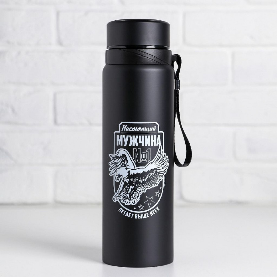 Термос "Мужчина №1", 800 мл фото 1 — Posudio