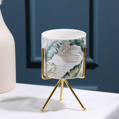 Конфетница "Папоротник" 220 мл, 8,5х14 см &mdash; Posudio