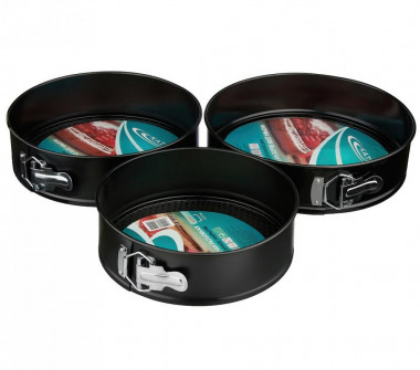 Набор форм д/выпечки Зшт со съем.дном Д22.24.26см — Posudio