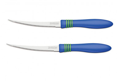 Набор ножей д/помид. цитр 2шт 12,5см Cor&amp;Cor син. TR — Posudio
