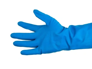 Vileda Перчатки латексные Многоцелевые М синий — Posudio