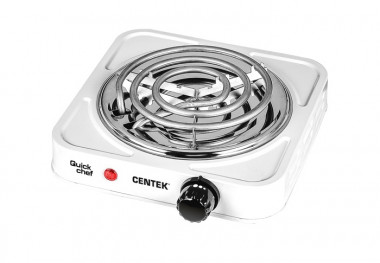 Плитка электрическая СТ-1508(белая) 1 конфорка 1000Вт — Posudio