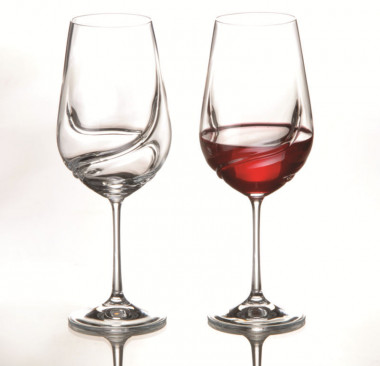 Бокал для вина 350мл (2шт) Crystal Bohemia Turbulence 40774/350/2 — Posudio