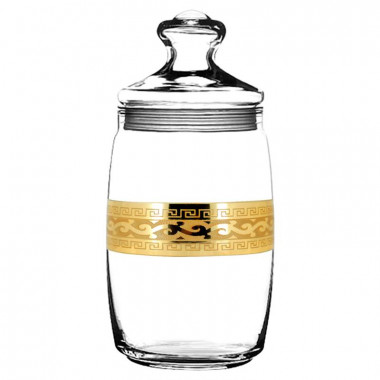 Банка Чешни с рис. &quot;Версаче&quot; (Гусь Хрустальный) GE08-425 — Posudio