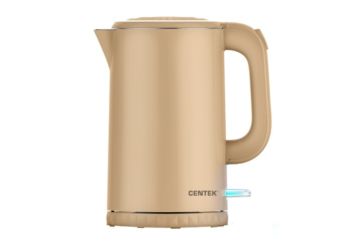 Чайник Centek  CT-0020 (Beige) металл 2200Вт  1,7л фото 1 — Posudio