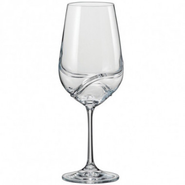 Бокал для вина 550мл (2шт) Crystal Bohemia Turbulence 40774/550/2 — Posudio