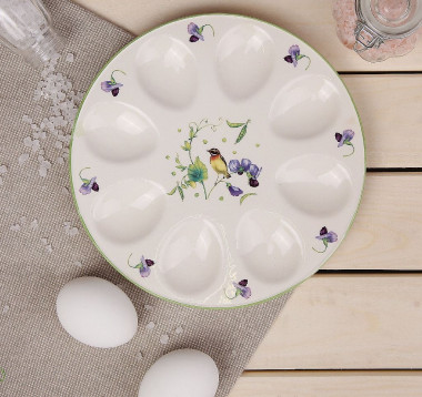 Подставка для яиц &quot;Зеленый сад&quot; 19,5х1,7  см — Posudio