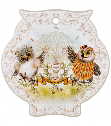 ПОДСТАВКА ПОД ГОРЯЧЕЕ &quot;ДЕРЕВО МУДРОСТИ&quot; 16*16*1 СМ. — Posudio