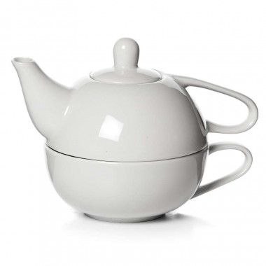 Акция Набор для чая 2-х предм. Эгоист 400см3 бел.1с (Башкирский фарфор) &mdash; Posudio