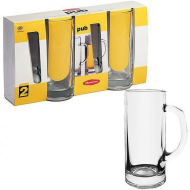 Кружка для пива 2пр 380мл Pasabahce Pub 55439В — Posudio