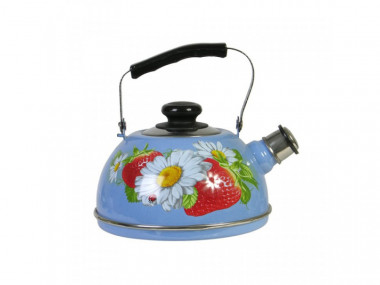 Чайник 2,5л подв.с дек. Син. туман — Posudio