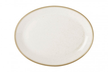 Тарелка овальная 24см, Porland Seasons Bej 112124 — Posudio
