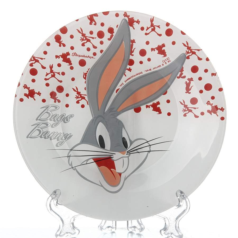 Тарелка 195 мм Pasabahce Bugs Bunny 10327SLBD9 фото 1 — Posudio