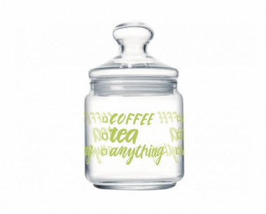 Банка для продуктов ТИ ЭНД КОФФИ 0,75л. с крышкой &mdash; Posudio