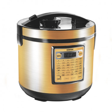 Мультиварка CENTEK CT-1495 900ВТ (золото) 5л. 42програм. — Posudio