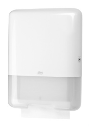 Tork Н3 Диспенсер для листовых полотенцев сложения ZZ и СС Singlefold белый &mdash; Posudio