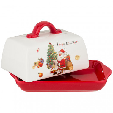 Масленка"С Новым Годом! " 20*12,5*10,5см. &mdash; Posudio