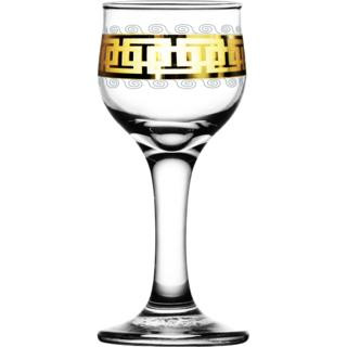 Набор рюмок 6шт  с рис &quot;Меандр&quot; (Гусь Хрусталь) EAV26-164 — Posudio