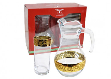 Набор для воды 7пр с рис "Нежность" (Гусь Хрусталь) EAV34-3944/402 &mdash; Posudio