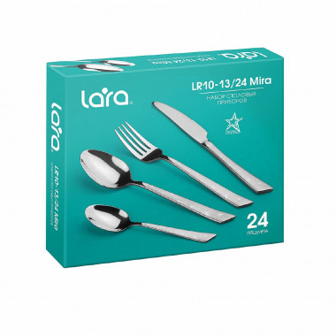 LARA 10-13/24 Набор столовых приборов &quot;MIRA&quot; 24пр. — Posudio
