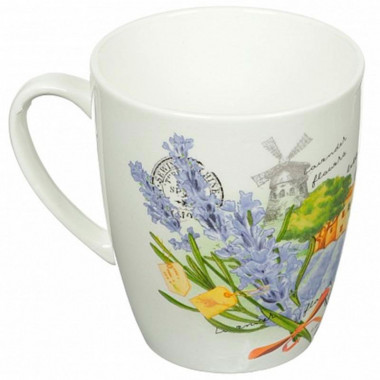 Кружка 370мл Кубаньфарфор Лаванда 0177 &mdash; Posudio