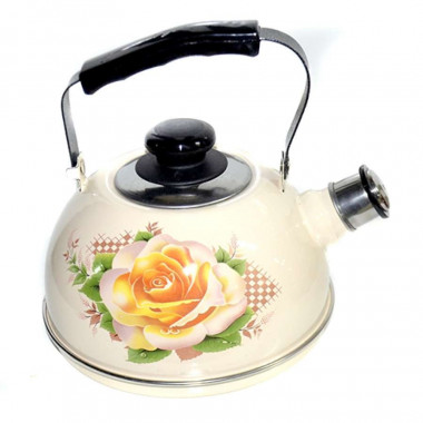Чайник 2,5л подв.слон. кость с дек. — Posudio