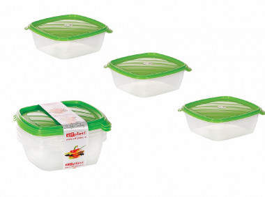 Контейнер пищевой квадр. &quot;Лайт&quot; 0,9л. — Posudio