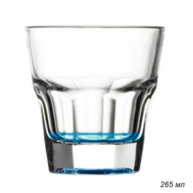 Стакан ЭНЖОЙ БЛЮ 265 мл (дно син.) &mdash; Posudio