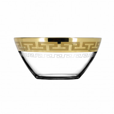 Набор салатник.2пр с рис. &quot;Греческий узор&quot; (Гусь Хрустальный) EAV03-1542 — Posudio