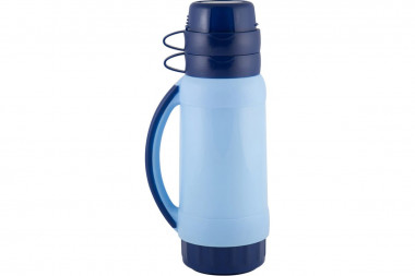 Термос в пластиковом корпусе со стеклянной колбой PRATICO, 1,0 л. (2 чашки) &mdash; Posudio