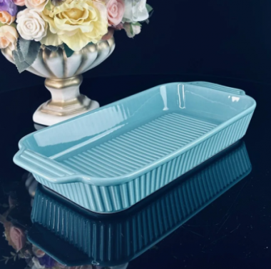 Прямоугольное блюдо для запекания 35,5см в под.уп.(х12)Фарфор 205-848 — Posudio