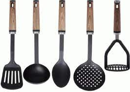 Набор кух. 5пр нжс нейл. под дерево BG &mdash; Posudio