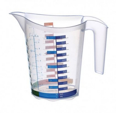 Кружка мерная Домино 1л — Posudio