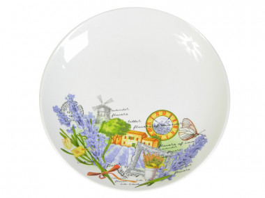 Тарелка Соната 190мм Кубаньфарфор Лаванда 061 &mdash; Posudio