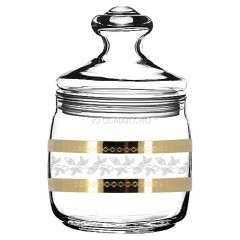 Банка Чешни с рис. &quot;Лоза&quot; (Гусь Хрустальный) TAV116-425 — Posudio