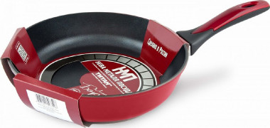 Сковорода  26ПР лит.средн. Бордо полим.керам. Нева-Металл, 9926 &mdash; Posudio