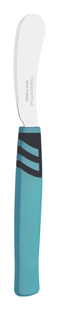 Нож д/масла бирюз-черный Amalfi &mdash; Posudio