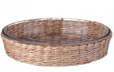 БЛЮДО ОВАЛЬНОЕ ДЛЯ ЗАПЕКАНИЯ 2,4 Л В ПЛЕТЕНОЙ КОРЗИНКЕ, 172-161 &mdash; Posudio