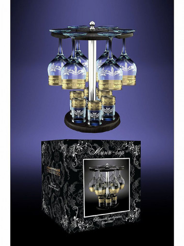 Набор 12пр &quot;Русский узор&quot; (Гусь Хрусталь) — Posudio