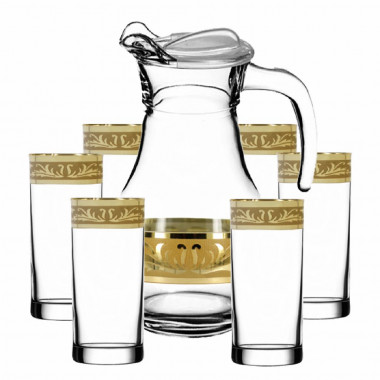 Набор для воды 7пр с рис "Русский узор" (Гусь Хрусталь) EAV49-3944/402 &mdash; Posudio