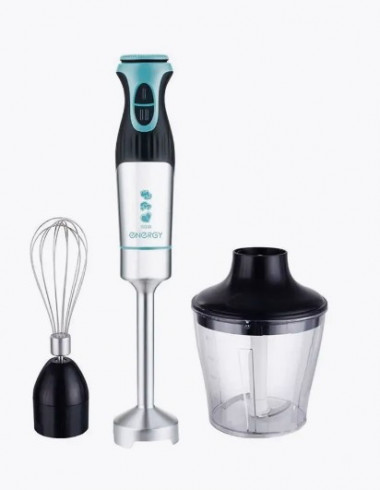 Блендер погружной ENERGY EN-139, 1500Вт, 2 скорости,  измельчитель, венчик — Posudio