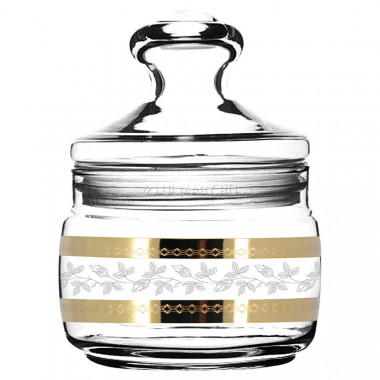 Банка Чешни с рис. &quot;Лоза&quot; (Гусь Хрустальный) TAV116-554 — Posudio