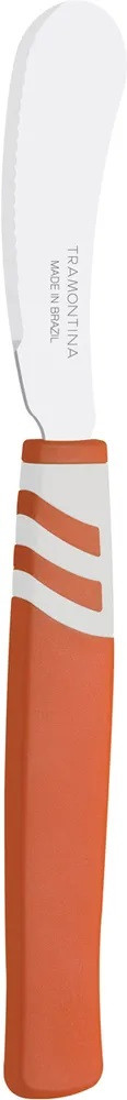Нож д/масла 7,5см оранжево-белый Amalfi &mdash; Posudio