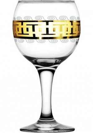 Набор фужеров 6шт с рис. &quot;Меандр&quot; (Гусь Хрусталь) EAV26-411 — Posudio